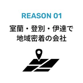 室蘭・登別・伊達で地域密着の会社